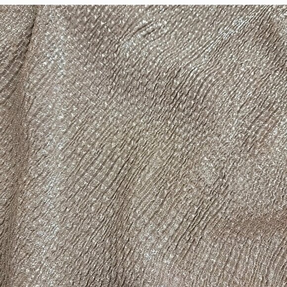 Lauren Ralph Lauren silver metallic knee length dress size 14 - Picture 6 of 10